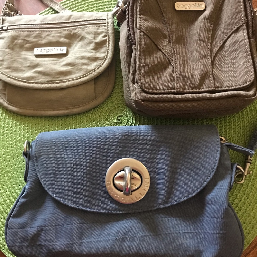 (3) Baggallini Crossbody Wallets - LIKE-NEW!